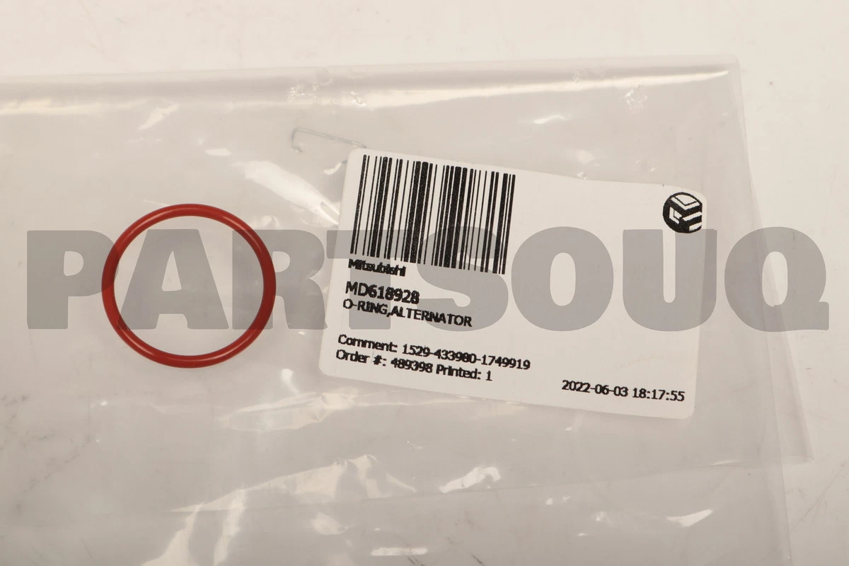 MD618928 Genuine Mitsubishi O-RING,ALTERNATOR | eBay