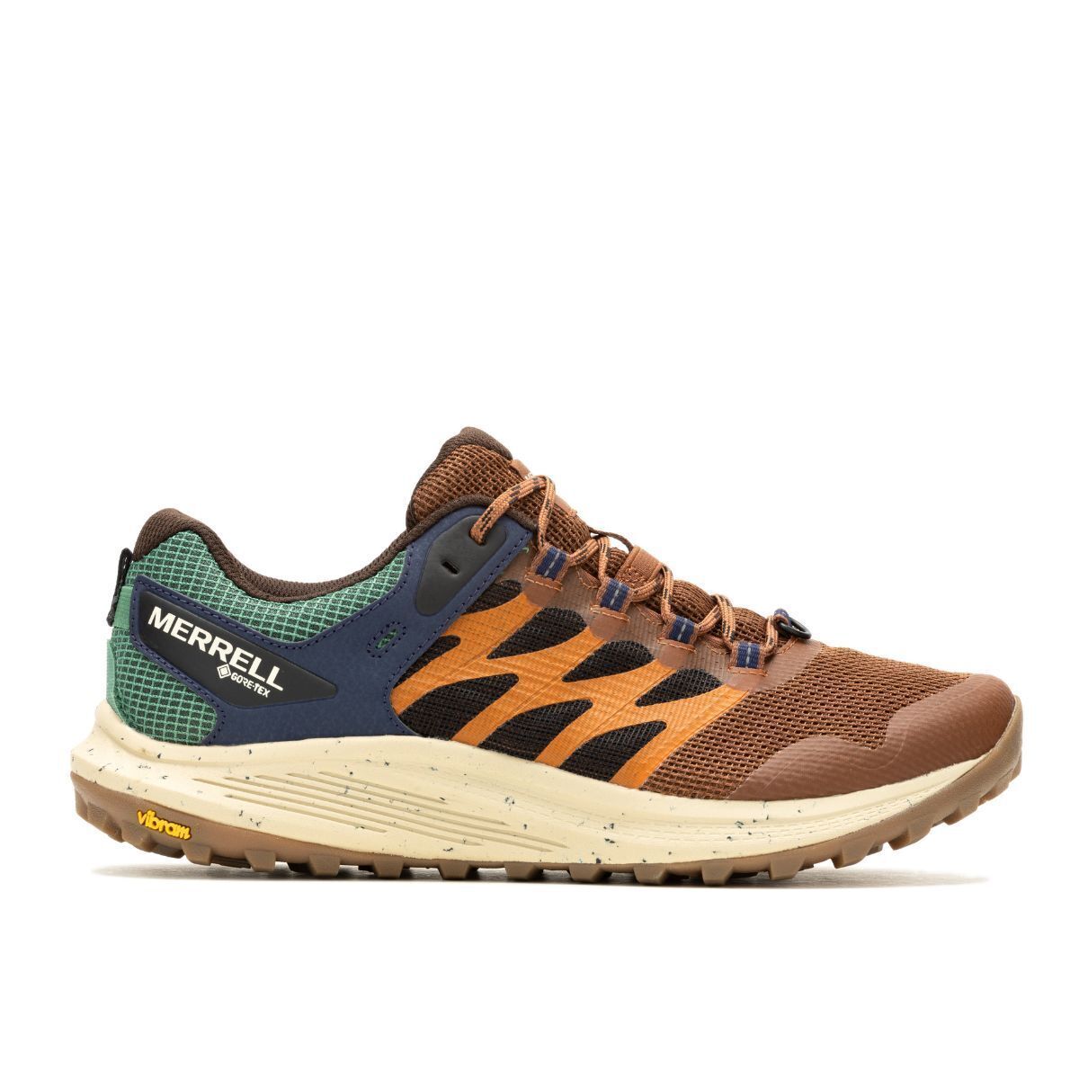 Merrell Nova 3 GTX [ML068097] Men Outdoors Shoes Nutshell/Papaya