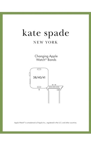 Kate Spade New York Apple Watch 38/40/41mm Band Pink Glitter NEW - Zdjęcie 5 z 6