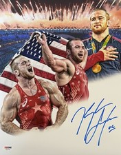 Kyle Snyder Signed Olymipic Gold Medalist Rio Ohio State 11x14 Photo Psa/Dna