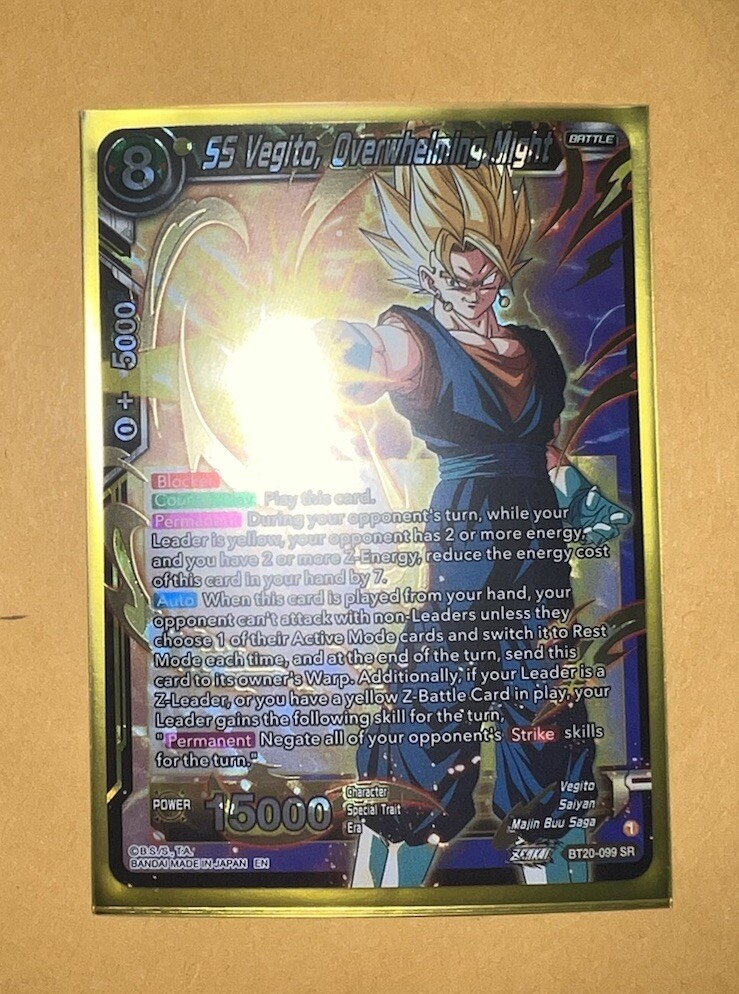 DRAGON BALL SUPER TRADING CARD : *Holographic* Super Saiyan