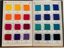 C. 1920 Dyes Cotton and Silk National Aniline & Chemical Company 76 Samples