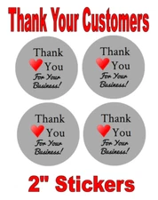 4   Round Vending Thank You Stickers vendstar candy gumball