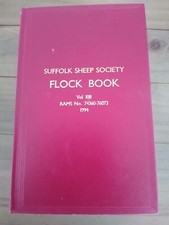 Suffolk Sheep Society – Flock Book Vol 108, 1994