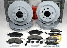 Für Peugeot Boxer - Zimmermann Bremsscheiben beschichtet Bremsbeläge vorne hinte