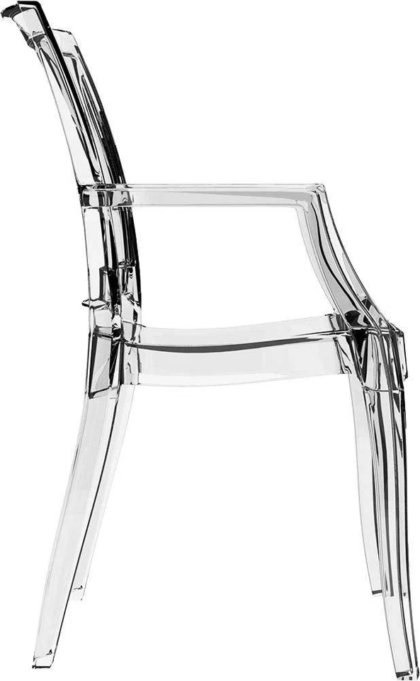 Vidrio Acrílico Fantasma Silla Original Elizabeth. UV & los Arañazos Ningún - Imagen 4 de 4