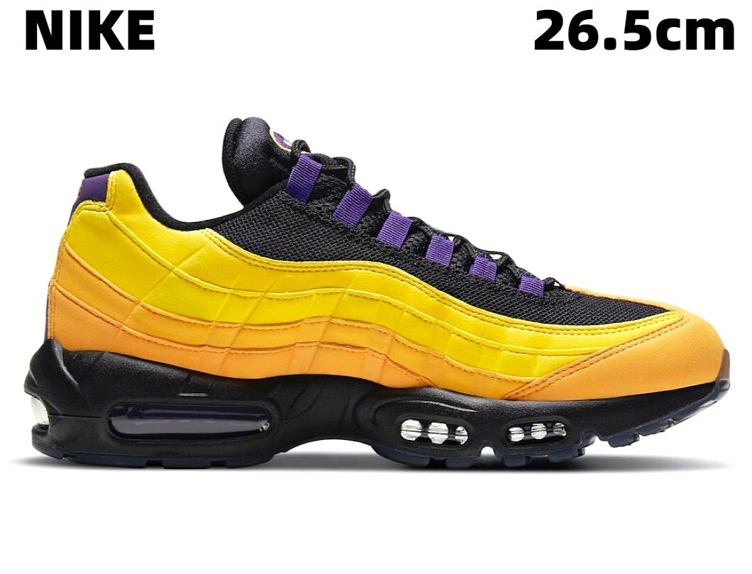 NIKE AIR MAX 95 NRG LeBron BLACK/WHITE-AMARILLO CZ3624-001 US8.5 