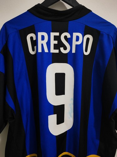 Inter 2002/03 SIGNED home jersey (Crespo #9) - XL - Foto 4 di 9