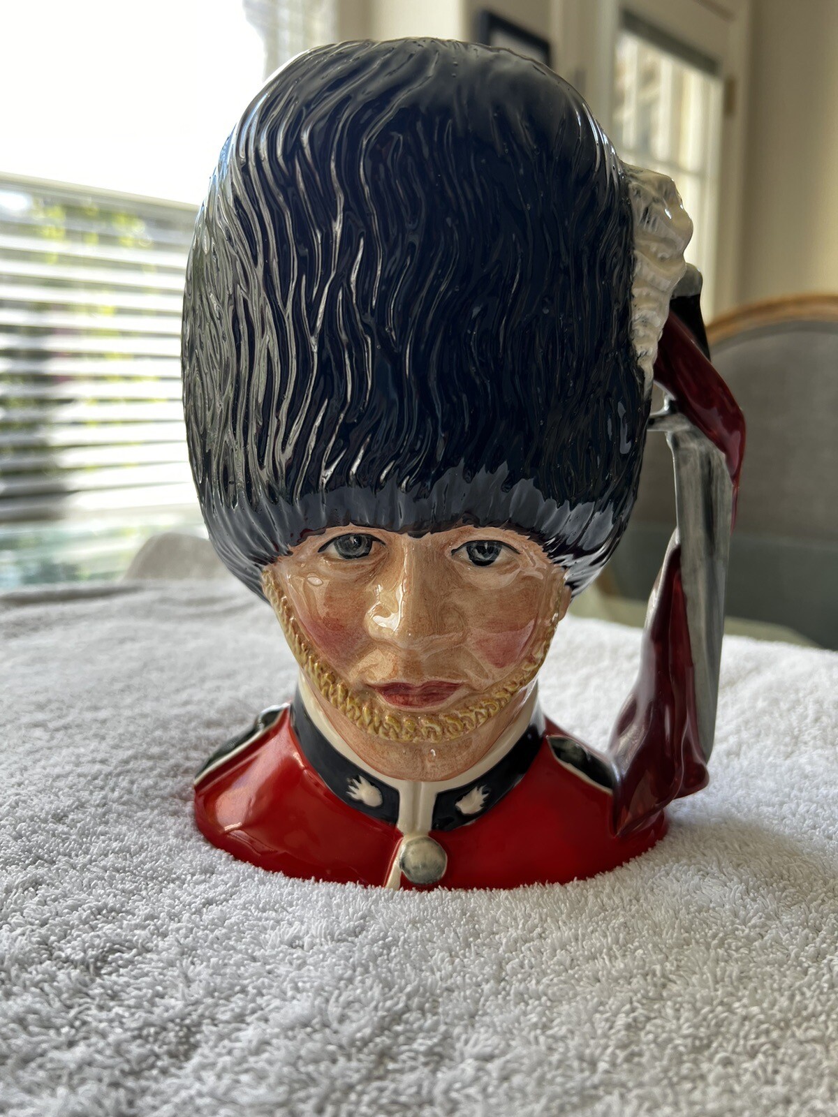 Royal Doulton The Guardsman Toby Jug mug. Vintage 1986 numbered 68 eBay
