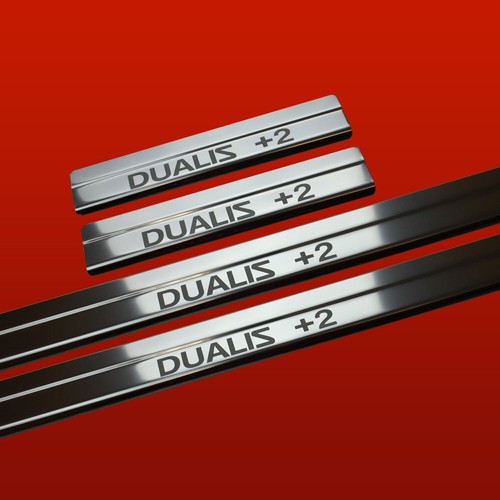 NISSAN QASHQAI MK1 Battitacco sottoporta DUALIS +22 Acciaio inox 304 finitura a  - Bild 1 von 5