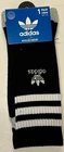 Adidas Recycled Content Men's Crew Socks 1 Pair Fits Size 6-12 Black/White