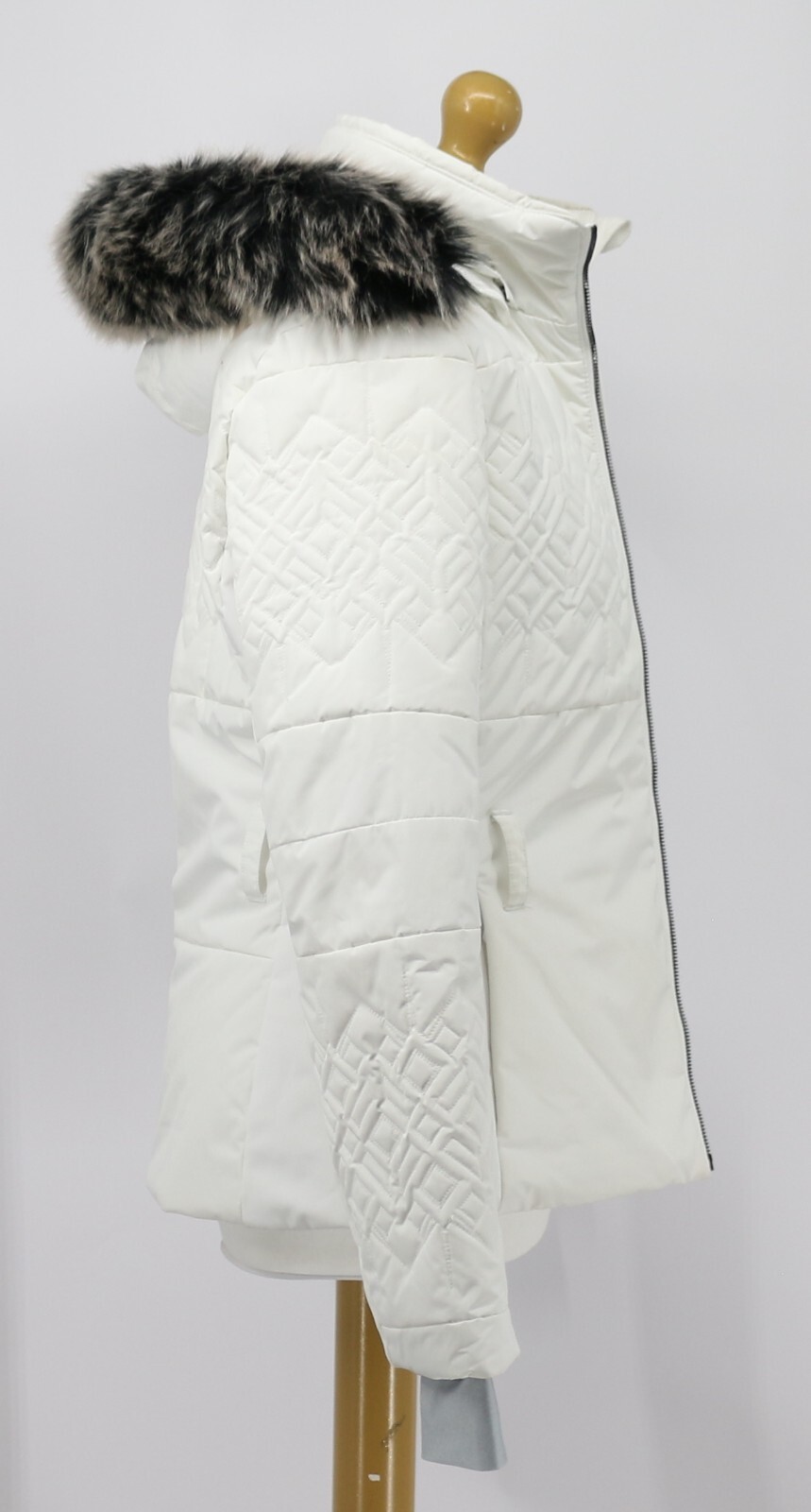 POIVRE BLANC RIVA WOMENS FAUX FUR JACKET M WHITE RRP £ 380 AD eBay