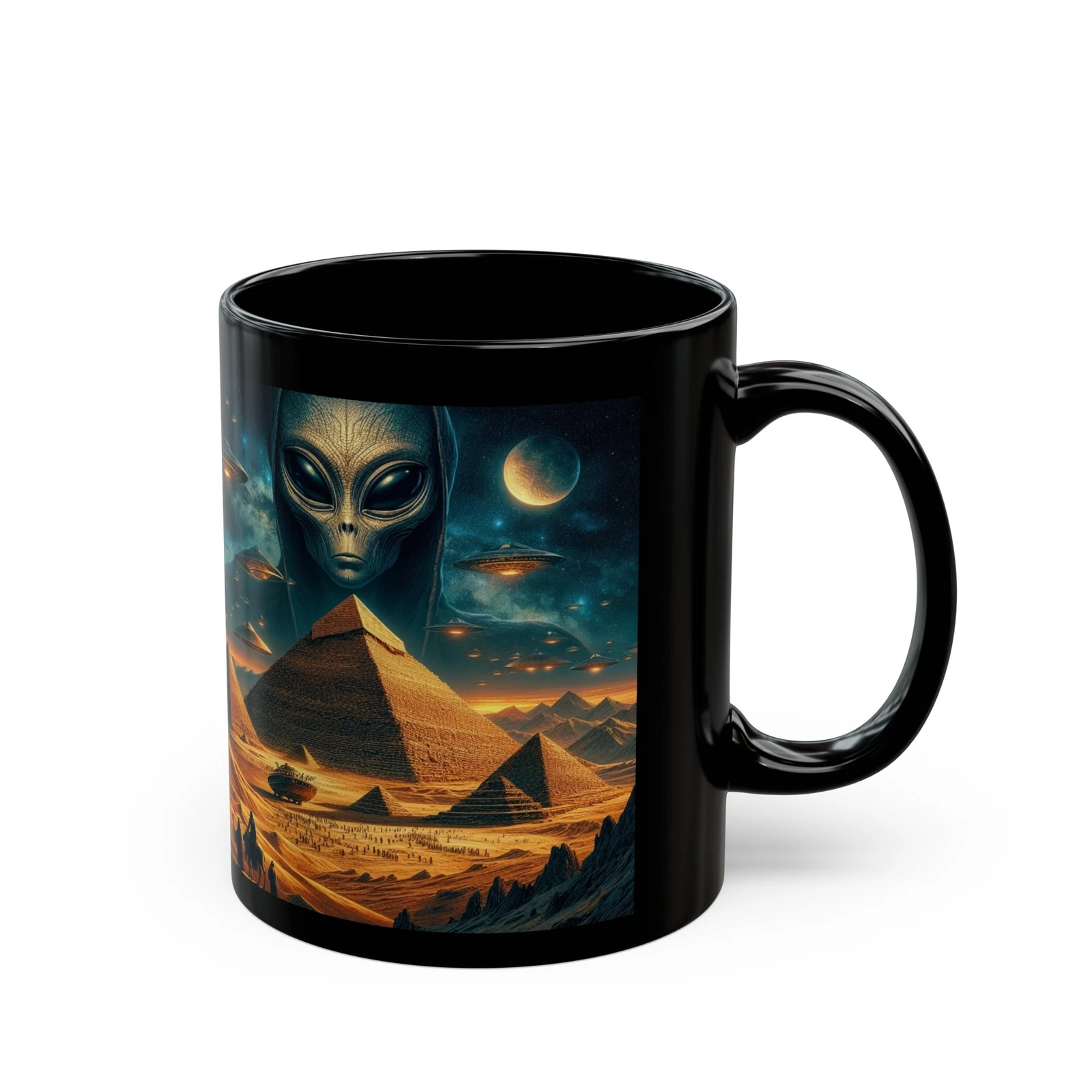 Alien Enigma Egypt Expedition Mug