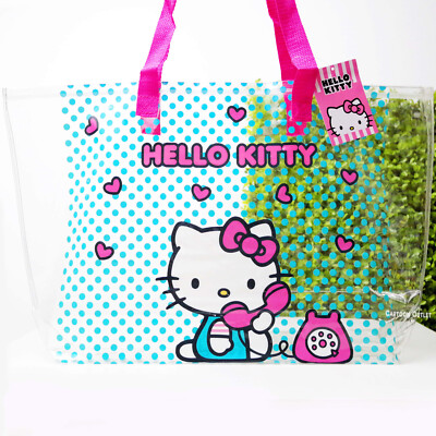 Sanrio Hello Kitty Tote Clear Tote Bag Collectible Trending