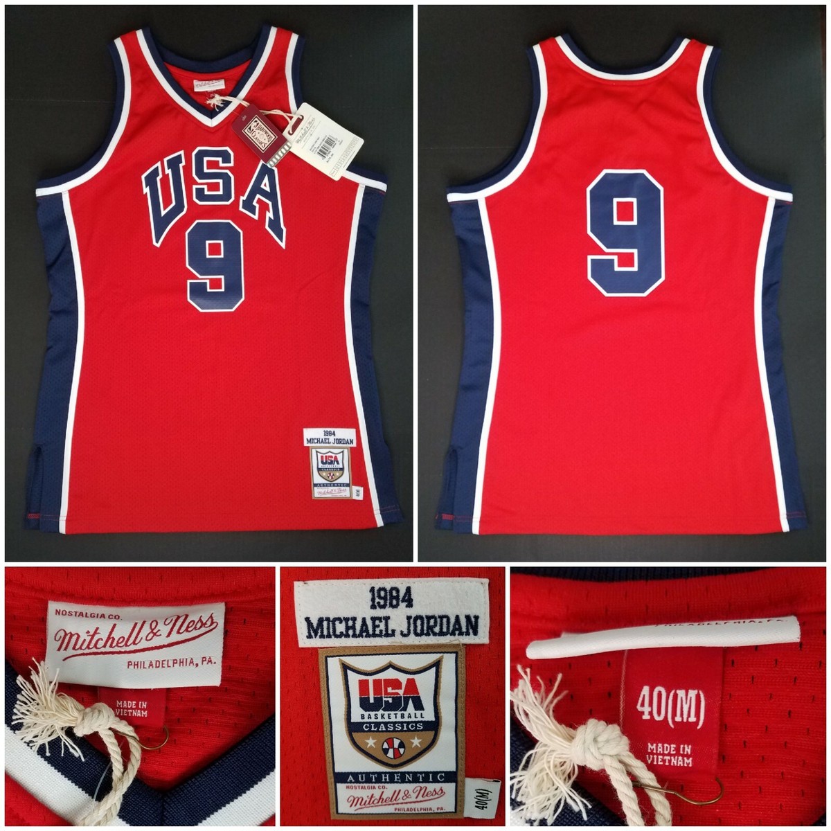 Mitchell & Ness Jordan 1984 USA Olympic Jersey | eBay