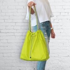 EcoJeannie 1 Pack Large Super Strong Ripstop Nylon Reusable Grocery Shopping Bag