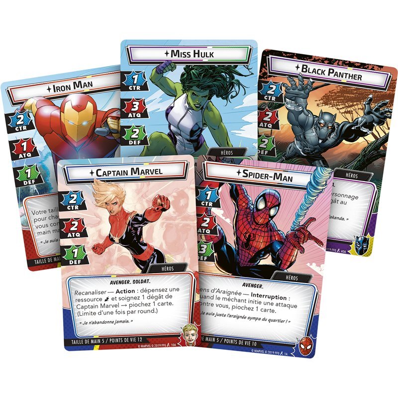 Marvel Champions Jeu de Cartes de Stratégie JCE Marvel Version Française - 2