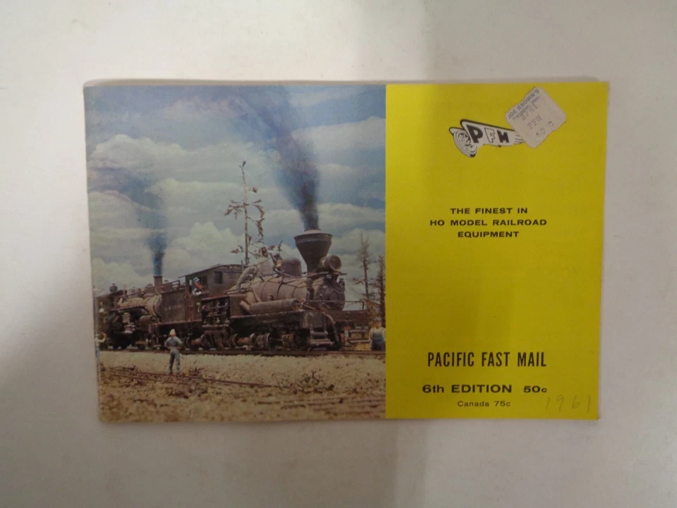 Lot of 10 Pacific Fast Mail HO Scale Catalogs 5th - 13th Edition & 1976 Brochure - Image 4 of 4