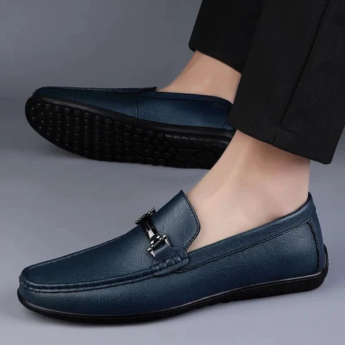 Mens Business Men Slip-on Shoes All-Match Shoes Loafers Handmade Driving Flats - Picture 24 of 32
