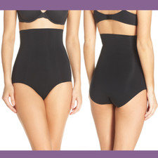 NWT 45 Wacoal Beyond Naked High Waist Shaping Briefs Black SZ Medium  H749