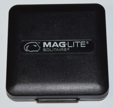Black Mag-Lit Solitaire, Keychain, Flashlight