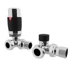 UK Radiators Thermostatic TRV Valves 1/2"x15mm Angled/Corner/Straight *TRVPack*