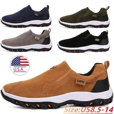 Mens Sport Shoes Outdoor Walking Hiking Trainers Sneakers Size Casual Moccasins