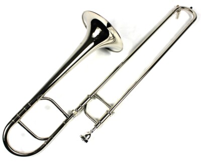 Brand New Eb Alto Trombone w/ Case and Mouthpiece- Nickel Plated Finish 