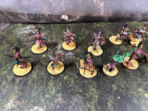 Warhammer AoS Hedonites of Slaanesh Blissbarb Archers Painted (#361) - Picture 8 of 13