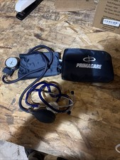 PrimaCare Manual Blood Pressure Kit with Stethoscope, Adult Size, Black Case