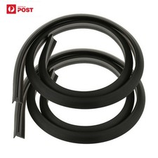 2x 1.5m Car Black Wheel Tires Eyebrow Strip Protector Cover trim Kits Universal