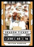2020 Panini Contenders Draft Picks #81 Peyton Manning Card Tennessee Volunteers