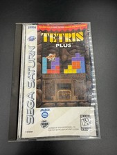 Tetris Plus (Sega Saturn, 1996) Disc Case And Manual EUC