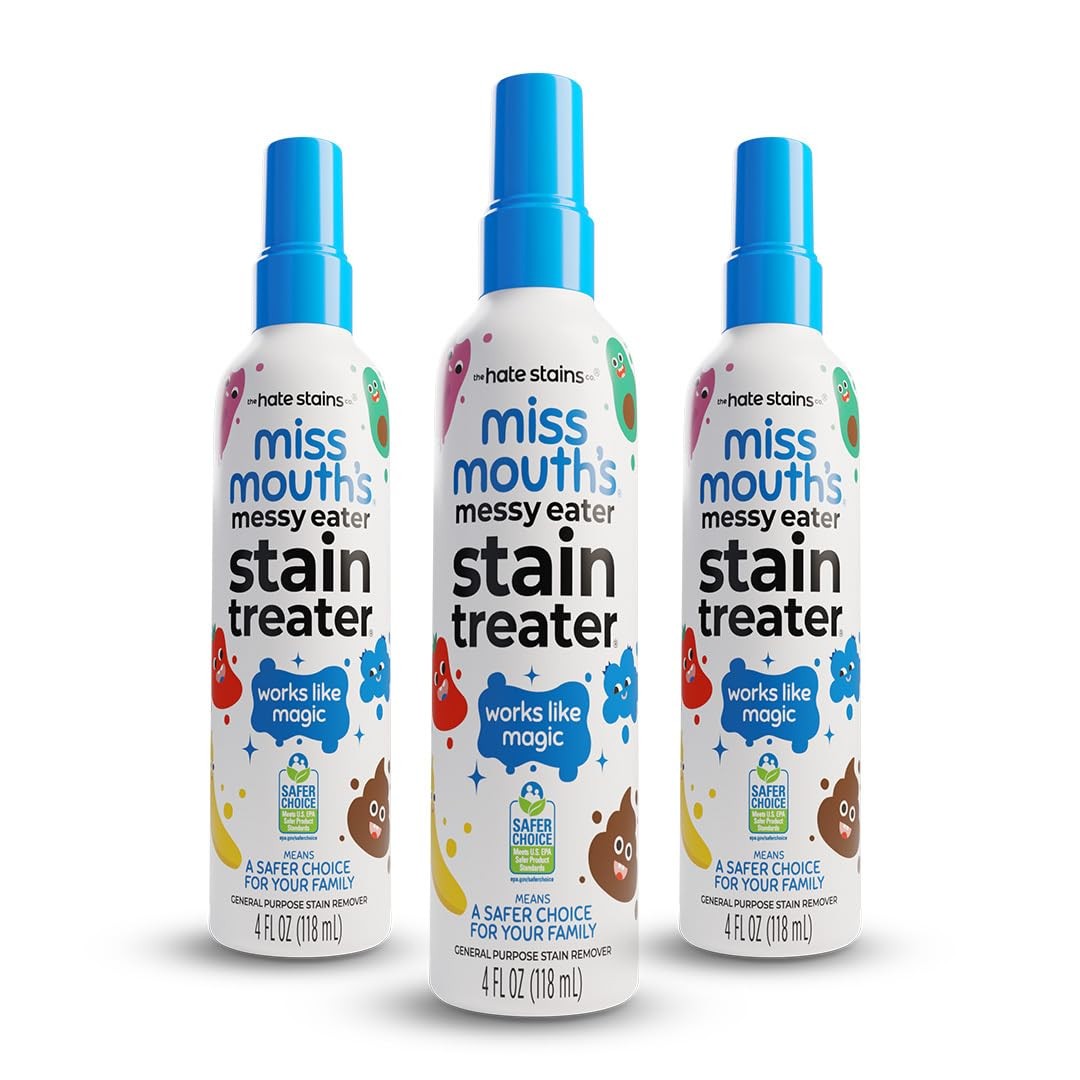 Spray para tratamiento de manchas paquete de 4 fl oz Miss Boca removedor desordenado limpieza para bebés recién nacidos