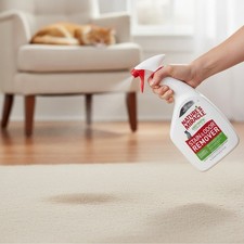 32oz Organic Cat Odor Stain Remover Spray - Safe, Effective Citrus Fresh