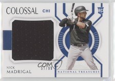 2021 Panini National Treasures Colossal Materials 57/99 Nick Madrigal #CM-NM 0a6