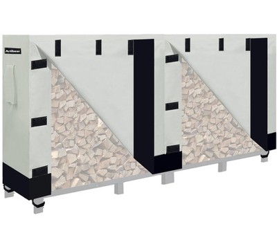 Artibear 8Ft Firewood Rack Cover For Wood Holder Waterproof Wood Pile Cover For
