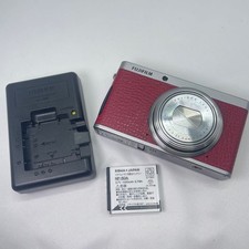Fujifilm XF1 Red 12.0MP 4x Compact Digital Camera Working Very good 