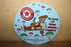 Vtg 1956 Dated Texaco Aviation Airplane Snoopy Peanuts Gas Oil Porcelain Sign