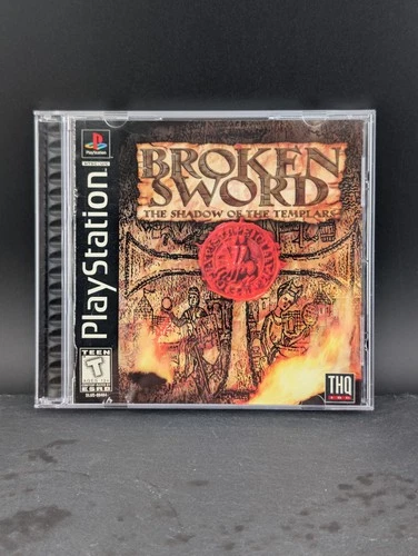 Broken Sword: The Shadow of the Templars (Sony PlayStation 1, 1998) CIB Mint