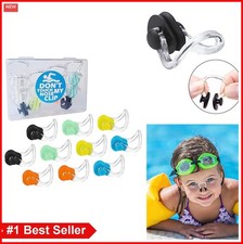 Swimming Nose Clip 10 Pack Silicone Nose Plugs for Kids Adults Water Sports Pool