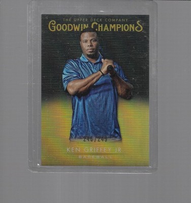 2021 UD GOODWIN CHAMPIONS PLATINUM BLACK & GOLD KEN GRIFFEY JR. #47 (246/249)