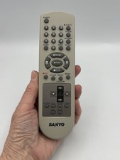 SANYO TV/VCR Remote Control 6711R1N074C Replacement Used