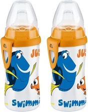 NUK Finding Dory 10oz Active Sippy Cups 2-Pack Spill Proof BPA-Free