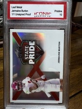 🔥 Jermaine Burton 1/1 Leaf Metal 