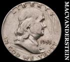 1953 Silver Franklin Half Dollar - Scratched  Scarce  Better Date  #i162