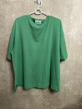 moda international Forelli Top 4 X Green Short Sleeve 