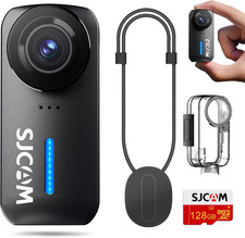 SJCAM C110 plus Mini Body Camera, with 128GB Card, 4K 170� Fov|Bodycam with Audi