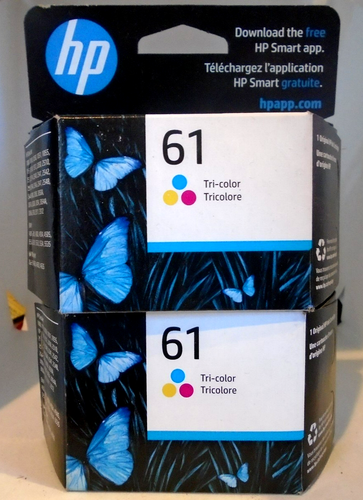 HP #61 Color Tintenpatrone 61 CH562WN NEU ORIGINAL 2er Pack
