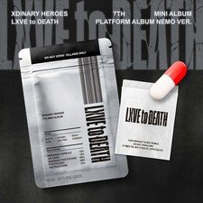 XDINARY HEROES 7th Mini LXVE TO DEATH PLATFORM NEMO ALBUM VER. XDH07MNNE